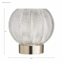 Dunelm Colleen Glass 15cm Table Lamp 13 Dunelm Colleen Glass 15cm Table Lamp -all lighting Sales Store 30735598 alt07