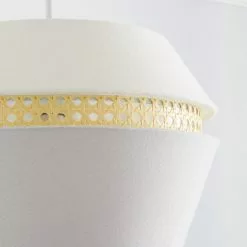 Dunelm Amira Cane Easy Fit Pendant Shade 9 Dunelm Amira Cane Easy Fit Pendant Shade -all lighting Sales Store 30738670 alt02