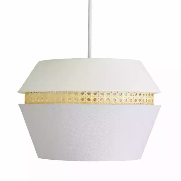 Dunelm Amira Cane Easy Fit Pendant Shade 6 Dunelm Amira Cane Easy Fit Pendant Shade - Image 4