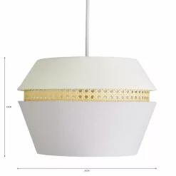 Dunelm Amira Cane Easy Fit Pendant Shade 11 Dunelm Amira Cane Easy Fit Pendant Shade -all lighting Sales Store 30738670 alt07