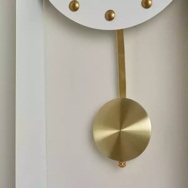 Dunelm Metal Pendulum Clock 5 Dunelm Metal Pendulum Clock - Image 3