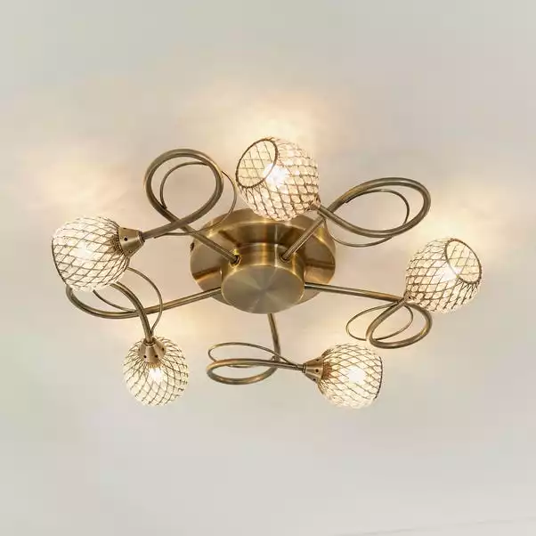 Vogue Lighting Vogue Malden 5 Light Flush Ceiling Fitting 3 Vogue Lighting Vogue Malden 5 Light Flush Ceiling Fitting