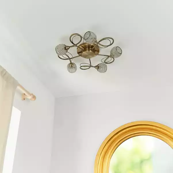 Vogue Lighting Vogue Malden 5 Light Flush Ceiling Fitting 5 Vogue Lighting Vogue Malden 5 Light Flush Ceiling Fitting - Image 3