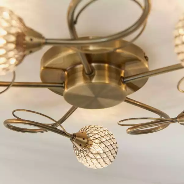 Vogue Lighting Vogue Malden 5 Light Flush Ceiling Fitting 8 Vogue Lighting Vogue Malden 5 Light Flush Ceiling Fitting - Image 6