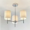 Vogue Lighting Vogue Dewey Chrome 3 Light Flush Ceiling Fitting 1 Vogue Lighting Vogue Dewey Chrome 3 Light Flush Ceiling Fitting -all lighting Sales Store 30743005