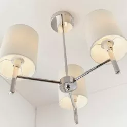 Vogue Lighting Vogue Dewey Chrome 3 Light Flush Ceiling Fitting -all lighting Sales Store 30743005 alt03