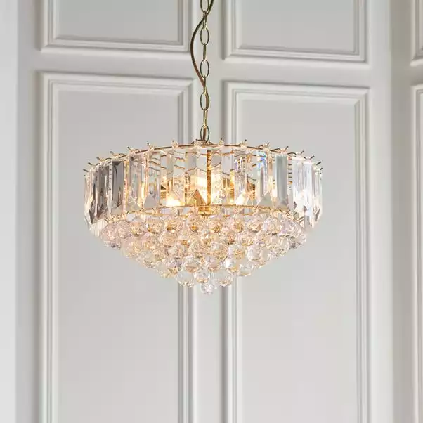 Vogue Lighting Vogue Tioga Gold 6 Light Pendant Fitting 3 Vogue Lighting Vogue Tioga Gold 6 Light Pendant Fitting