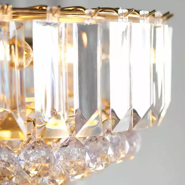 Vogue Lighting Vogue Tioga Gold 6 Light Pendant Fitting 8 Vogue Lighting Vogue Tioga Gold 6 Light Pendant Fitting - Image 6