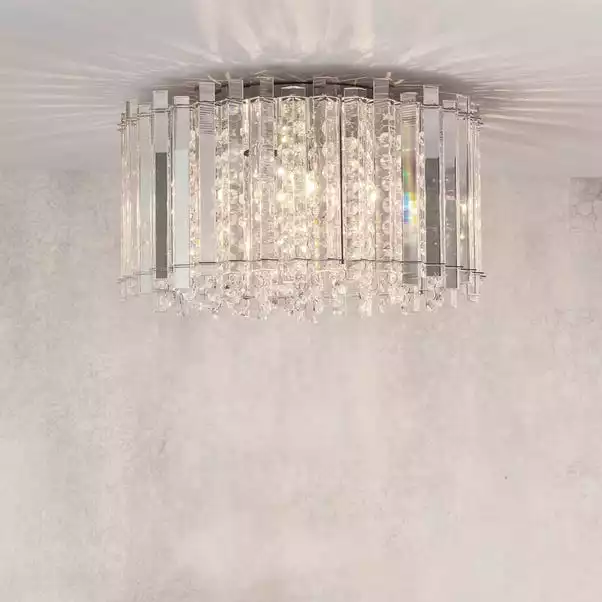 Vogue Lighting Vogue Crystal Blessing 4 Light Flush Ceiling Fitting 3 Vogue Lighting Vogue Crystal Blessing 4 Light Flush Ceiling Fitting
