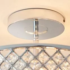Vogue Lighting Vogue Crystal Hudson 3 Light Flush Ceiling Fitting 12 Vogue Lighting Vogue Crystal Hudson 3 Light Flush Ceiling Fitting -all lighting Sales Store 30743040 alt04