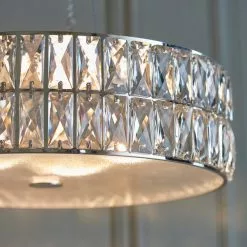 Vogue Lighting Vogue Crystal Armoury Integrated LED Pendant Fitting 48cm 10 Vogue Lighting Vogue Crystal Armoury Integrated LED Pendant Fitting 48cm -all lighting Sales Store 30743083 alt02