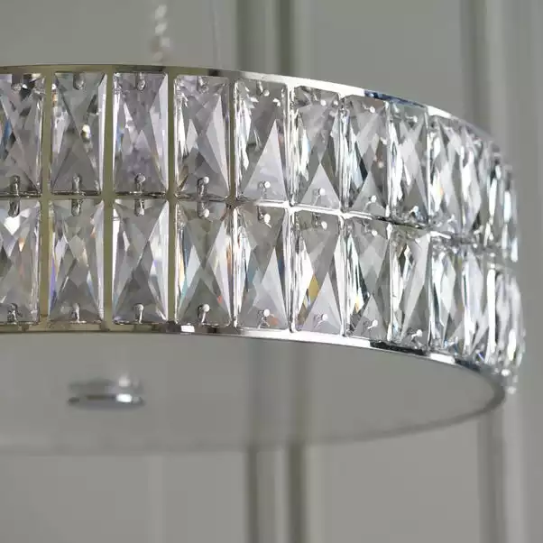 Vogue Lighting Vogue Crystal Armoury Integrated LED Pendant Fitting 48cm 6 Vogue Lighting Vogue Crystal Armoury Integrated LED Pendant Fitting 48cm - Image 4