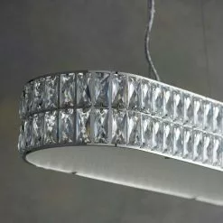 Vogue Lighting Vogue Crystal Armoury Integrated LED Diner Ceiling Fitting 75cm 11 Vogue Lighting Vogue Crystal Armoury Integrated LED Diner Ceiling Fitting 75cm -all lighting Sales Store 30743084 alt03