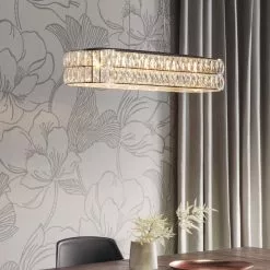 Vogue Lighting Vogue Crystal Armoury Integrated LED Diner Ceiling Fitting 75cm 12 Vogue Lighting Vogue Crystal Armoury Integrated LED Diner Ceiling Fitting 75cm -all lighting Sales Store 30743084 alt04