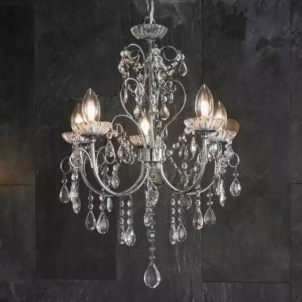 Vogue Lighting Vogue Tabitha 5 Light 51cm Bathroom Chandelier 3 Vogue Lighting Vogue Tabitha 5 Light 51cm Bathroom Chandelier