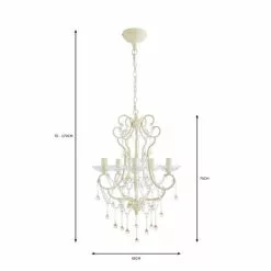 Dunelm Adalet 5 Light Chandelier -all lighting Sales Store 30752885 alt07