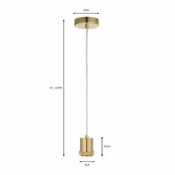 Dunelm Arran Bathroom Flex Ceiling Fitting -all lighting Sales Store 30752902 alt07