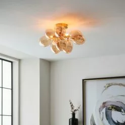 Vogue Lighting Vogue Dianthe 3 Light Ceiling Fitting 10 Vogue Lighting Vogue Dianthe 3 Light Ceiling Fitting -all lighting Sales Store 30752910 alt02