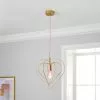 Dunelm Heart 1 Light Pendant Ceiling Fitting 2 Dunelm Heart 1 Light Pendant Ceiling Fitting -all lighting Sales Store 30752919