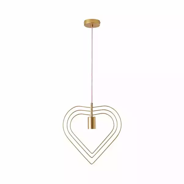 Dunelm Heart 1 Light Pendant Ceiling Fitting 7 Dunelm Heart 1 Light Pendant Ceiling Fitting - Image 5
