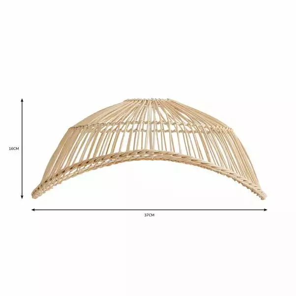 Elements Jaula Easy Fit Rattan Pendant 8 Elements Jaula Easy Fit Rattan Pendant - Image 6