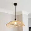 Elements Jaula Rattan 1 Light Ceiling Fitting -all lighting Sales Store 30752929
