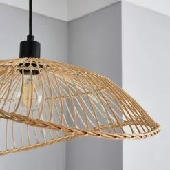 Elements Jaula Rattan 1 Light Ceiling Fitting 10 Elements Jaula Rattan 1 Light Ceiling Fitting -all lighting Sales Store 30752929 alt02