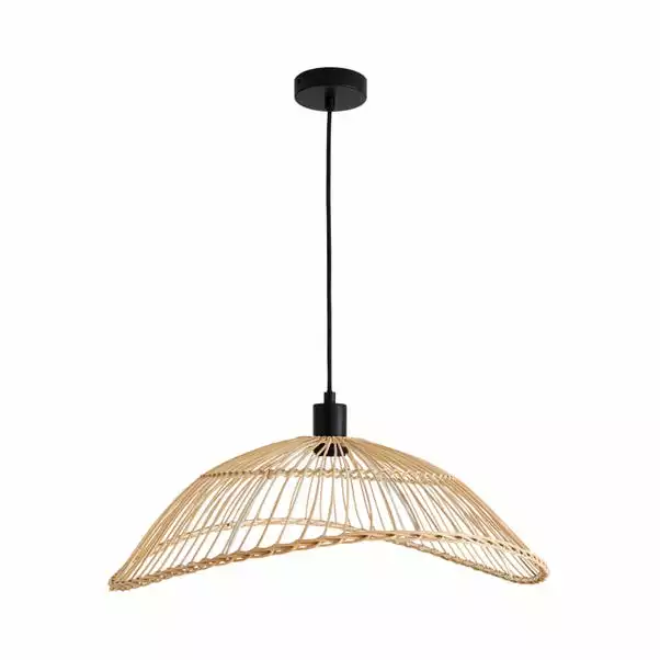 Elements Jaula Rattan 1 Light Ceiling Fitting 6 Elements Jaula Rattan 1 Light Ceiling Fitting - Image 4