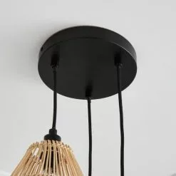 Elements Jaula 3 Light Rattan Cluster Fitting 11 Elements Jaula 3 Light Rattan Cluster Fitting -all lighting Sales Store 30752931 alt03
