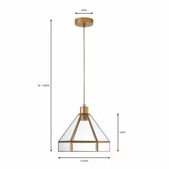 Dunelm Katja 1 Light Pendant Ceiling Fitting -all lighting Sales Store 30752936 alt07