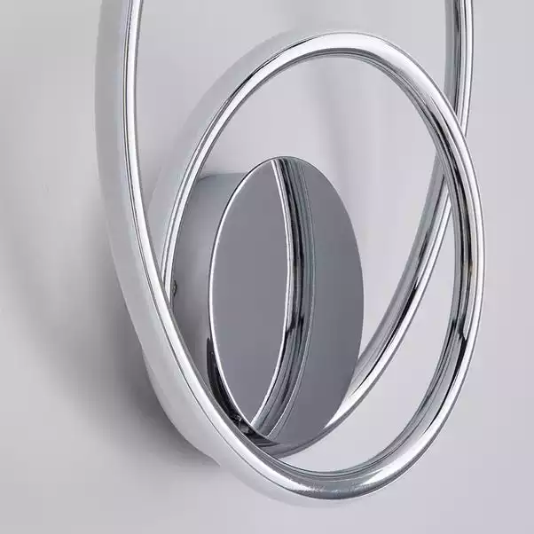 Dunelm Langdon Chrome Integrated LED Bathroom Wall Light 5 Dunelm Langdon Chrome Integrated LED Bathroom Wall Light - Image 3