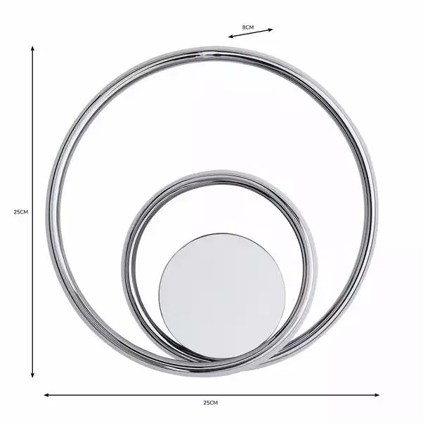 Dunelm Langdon Chrome Integrated LED Bathroom Wall Light 8 Dunelm Langdon Chrome Integrated LED Bathroom Wall Light - Image 6