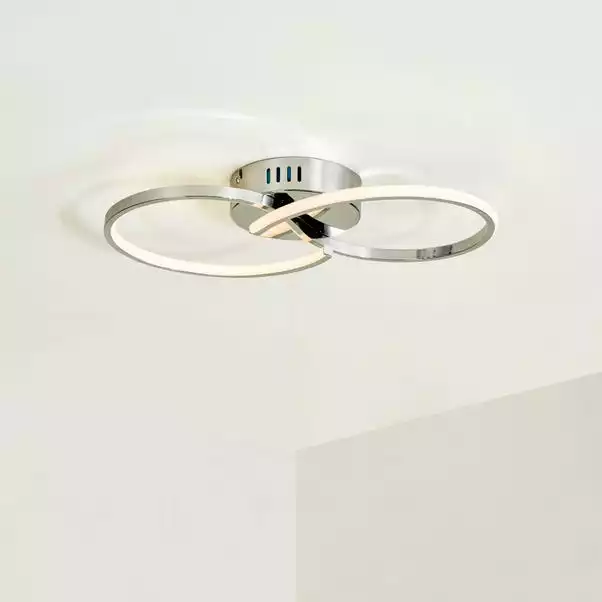 Dunelm Infinity LED Ceiling Fitting 3 Dunelm Infinity LED Ceiling Fitting