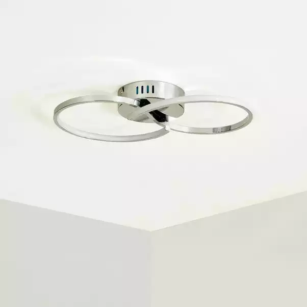 Dunelm Infinity LED Ceiling Fitting 4 Dunelm Infinity LED Ceiling Fitting - Image 2