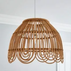 Dunelm Miah Rattan Easy Fit Pendant 8 Dunelm Miah Rattan Easy Fit Pendant -all lighting Sales Store 30753345 alt01