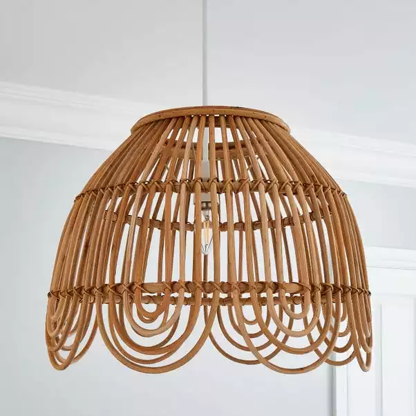 Dunelm Miah Rattan Easy Fit Pendant 4 Dunelm Miah Rattan Easy Fit Pendant - Image 2