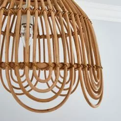 Dunelm Miah Rattan Easy Fit Pendant 9 Dunelm Miah Rattan Easy Fit Pendant -all lighting Sales Store 30753345 alt02