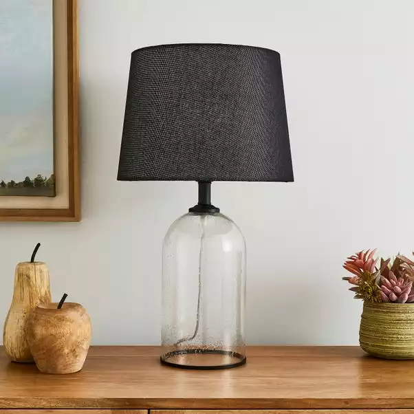 Dunelm Lenny Black Table Lamp 4 Dunelm Lenny Black Table Lamp - Image 2