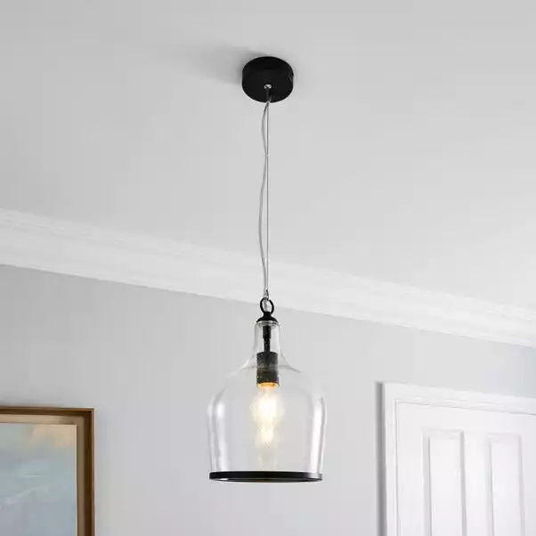 Dunelm Lenny 1 Light Black Ceiling Fitting 3 Dunelm Lenny 1 Light Black Ceiling Fitting