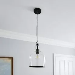 Dunelm Lenny 1 Light Black Ceiling Fitting 9 Dunelm Lenny 1 Light Black Ceiling Fitting -all lighting Sales Store 30753350 alt01