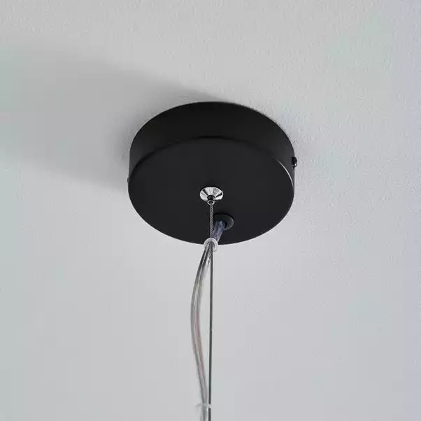 Dunelm Lenny 1 Light Black Ceiling Fitting 6 Dunelm Lenny 1 Light Black Ceiling Fitting - Image 4