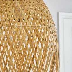 Dunelm Jasmine Rattan Easy Fit Pendant 9 Dunelm Jasmine Rattan Easy Fit Pendant -all lighting Sales Store 30753360 alt02