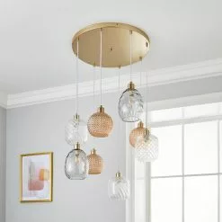 Dunelm Elodie 8 Light Cluster Ceiling Fitting 9 Dunelm Elodie 8 Light Cluster Ceiling Fitting -all lighting Sales Store 30753362 alt01