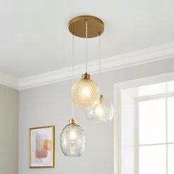 Dunelm Elodie 3 Light Cluster Ceiling Fitting