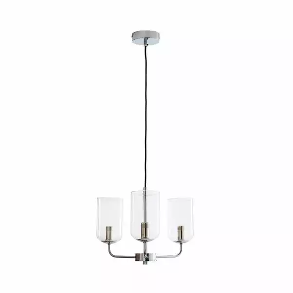 Dunelm Palazzo Clear 3 Light Ceiling Fitting 7 Dunelm Palazzo Clear 3 Light Ceiling Fitting - Image 5