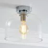 Dunelm Palazzo Clear 1 Light Flush Fitting 2 Dunelm Palazzo Clear 1 Light Flush Fitting -all lighting Sales Store 30753371