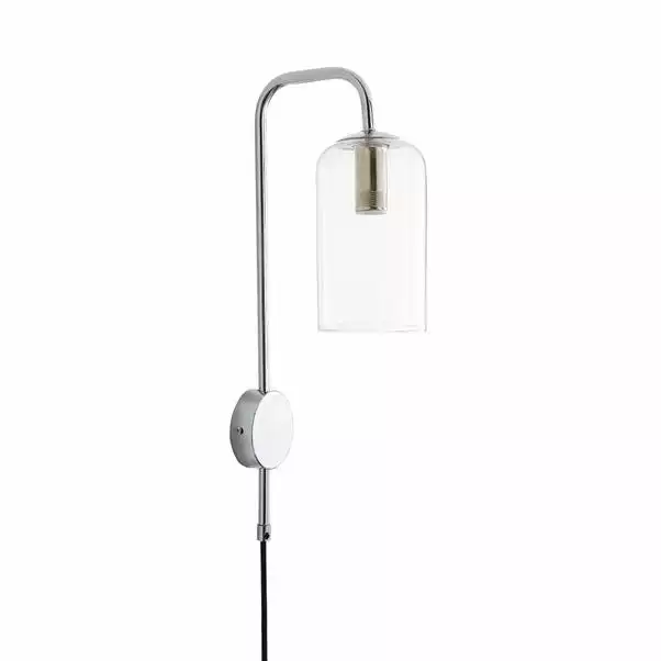 Dunelm Palazzo Clear Wall Light 7 Dunelm Palazzo Clear Wall Light - Image 5
