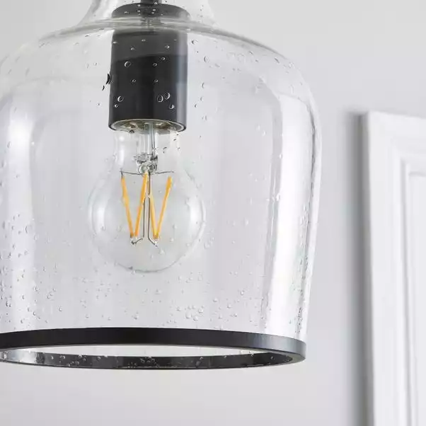 Dunelm Lenny 3 Light Black Diner Ceiling Fitting 5 Dunelm Lenny 3 Light Black Diner Ceiling Fitting - Image 3