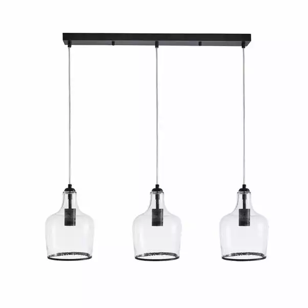 Dunelm Lenny 3 Light Black Diner Ceiling Fitting 7 Dunelm Lenny 3 Light Black Diner Ceiling Fitting - Image 5