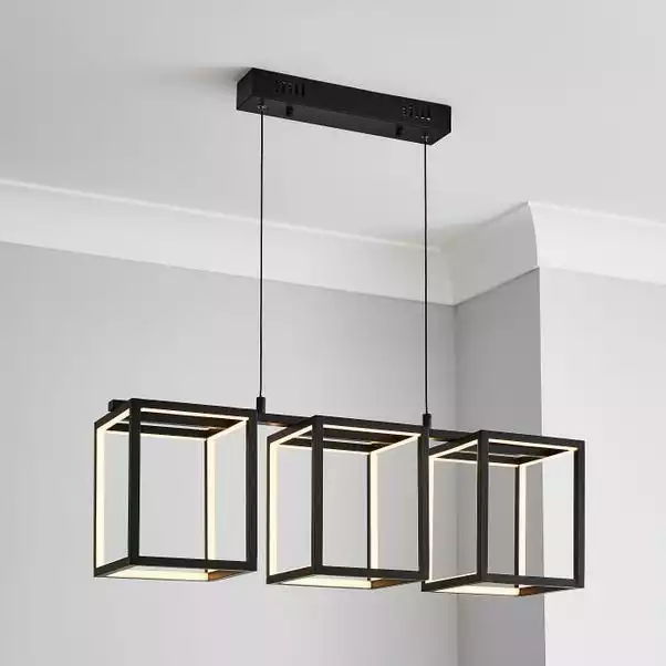 Dunelm Depere 3 Light Integrated LED Black Ceiling Fitting 3 Dunelm Depere 3 Light Integrated LED Black Ceiling Fitting